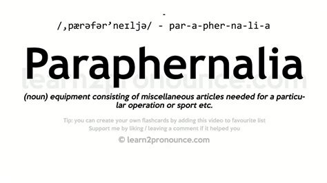 pharaphernalia|what does paraphernalia mean.